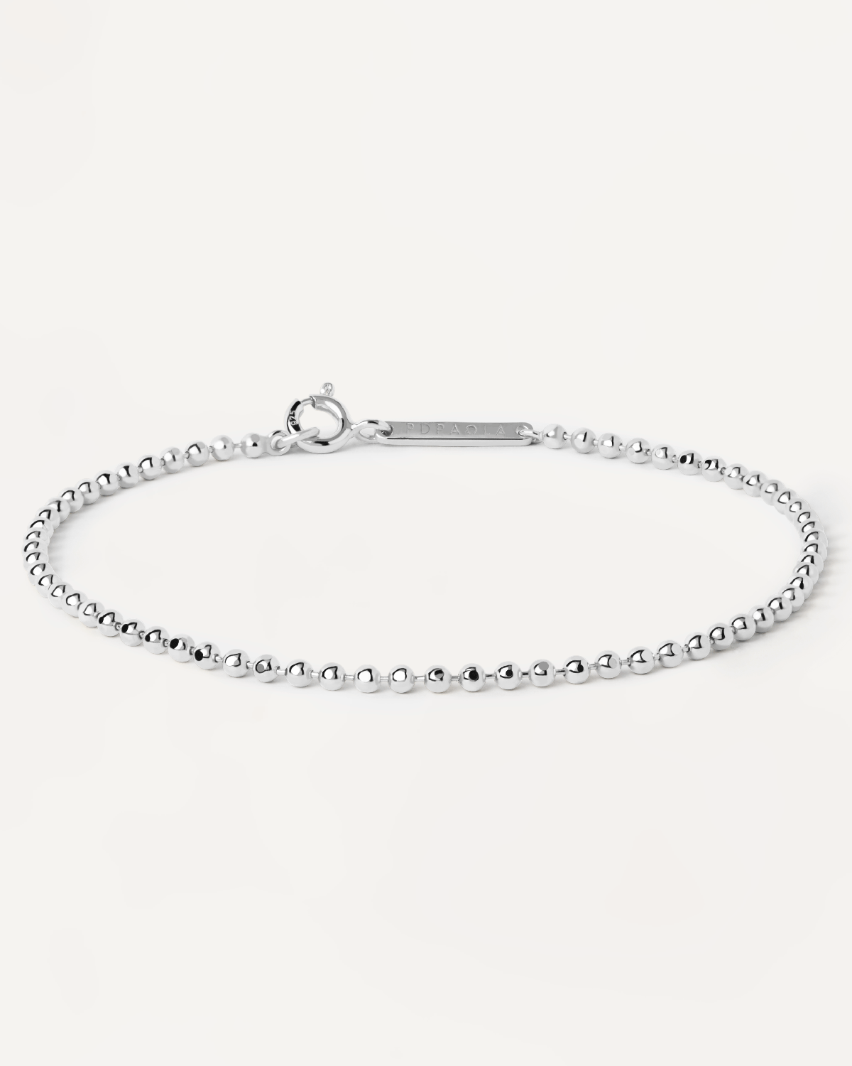 Ball Chain Silver Bracelet PDPAOLA