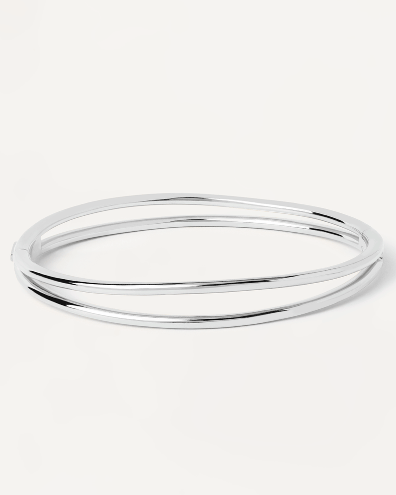 Twister Silver Bangle - 
  
    Sterling Silver
  
