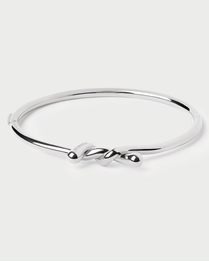 Twist silver bangle - 
  
    Sterling Silver
  
