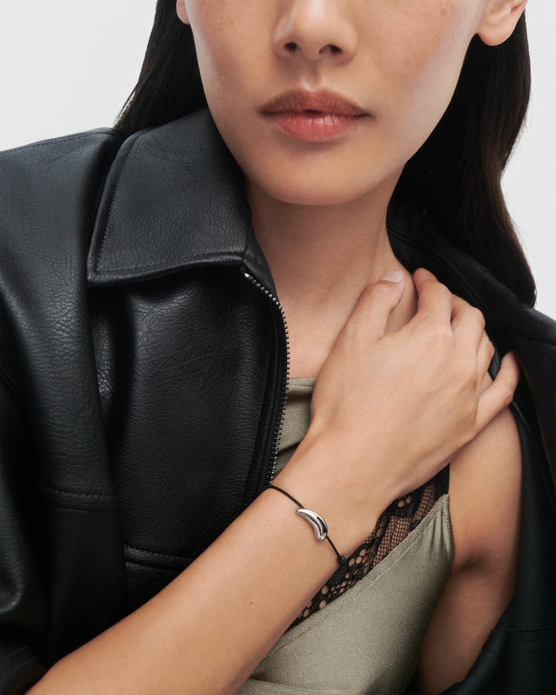 Bracciale in corda in argento Orbit - 
  
    Argento sterling
  
