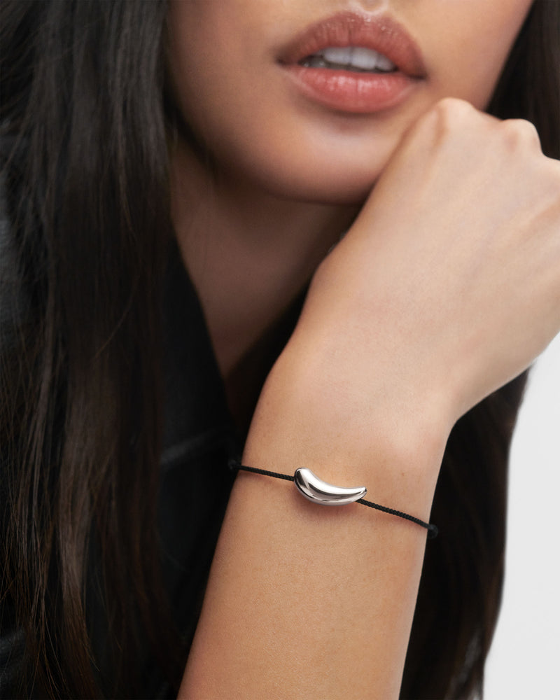 Bracciale in corda in argento Orbit - 
  
    Argento sterling
  
