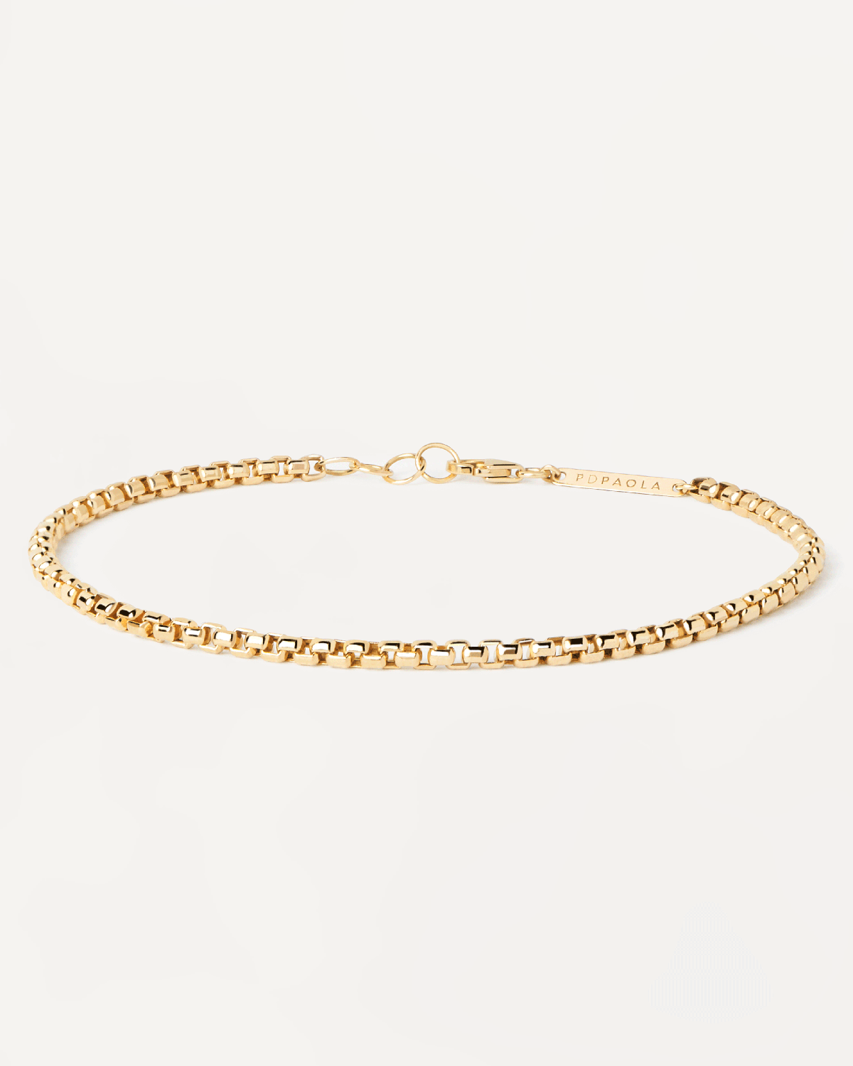 Selección 2023 | Pulsera Cadena Veneciana De oro. Pulsera de cadena en oro amarillo de 18K con eslabones venecianos. Consigue las últimas novedades de PDPAOLA. Haz tu pedido de forma segura y obtén este Best Seller. Envío Gratis.