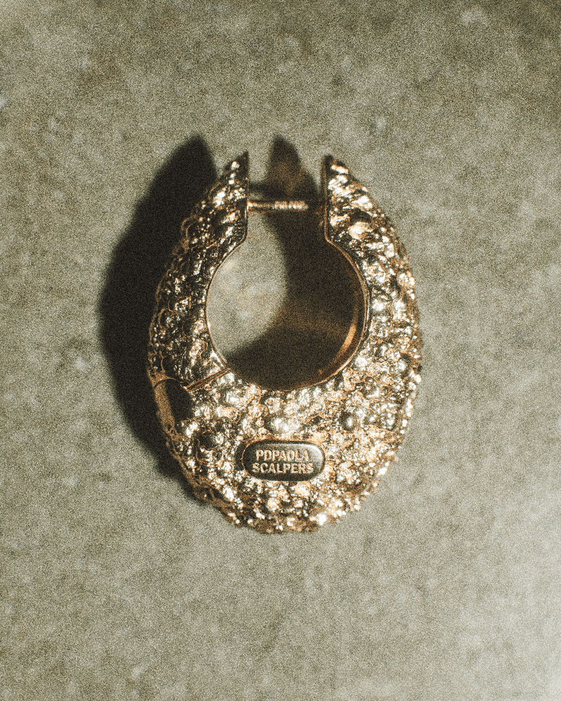 Marina Creolen - 
  
    Messing / 18K Goldplattierung
  
