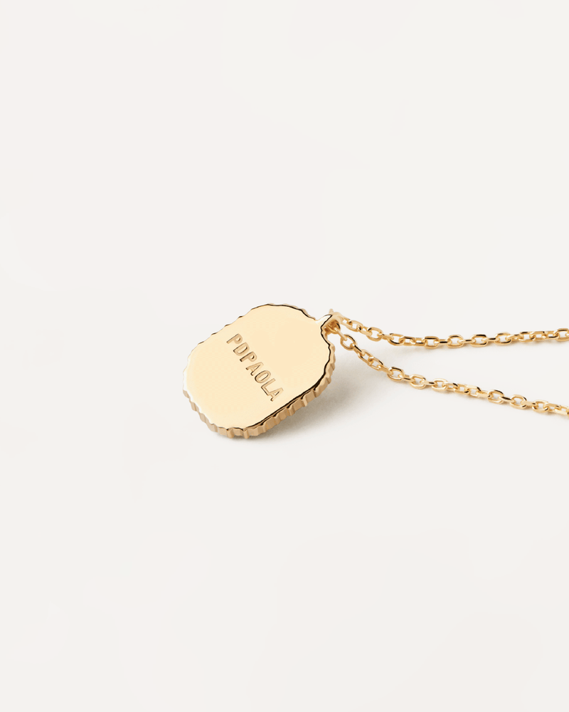 Waage Halskette - 
  
    Sterling Silber / 18K Goldplattierung
  
