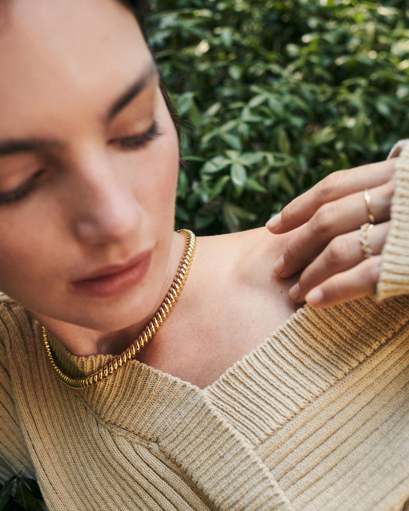 Collana Gaia - 
  
    Ottone / Placcatura in Oro 18K
  
