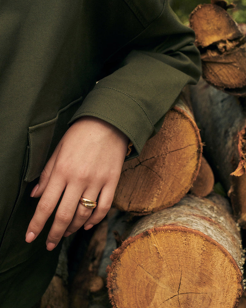 Desire Ring - 
  
    Sterling Silber / 18K Goldplattierung
  
