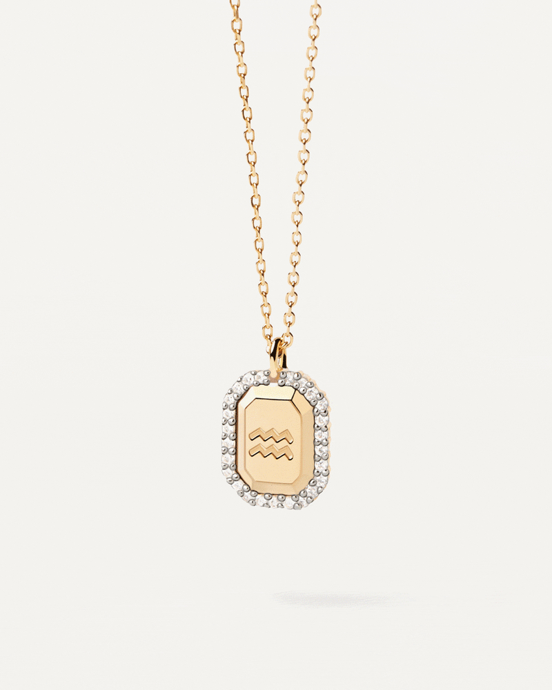 Zodiac Necklaces - 
  
    Argento sterling / Placcatura in Oro 18K
  
