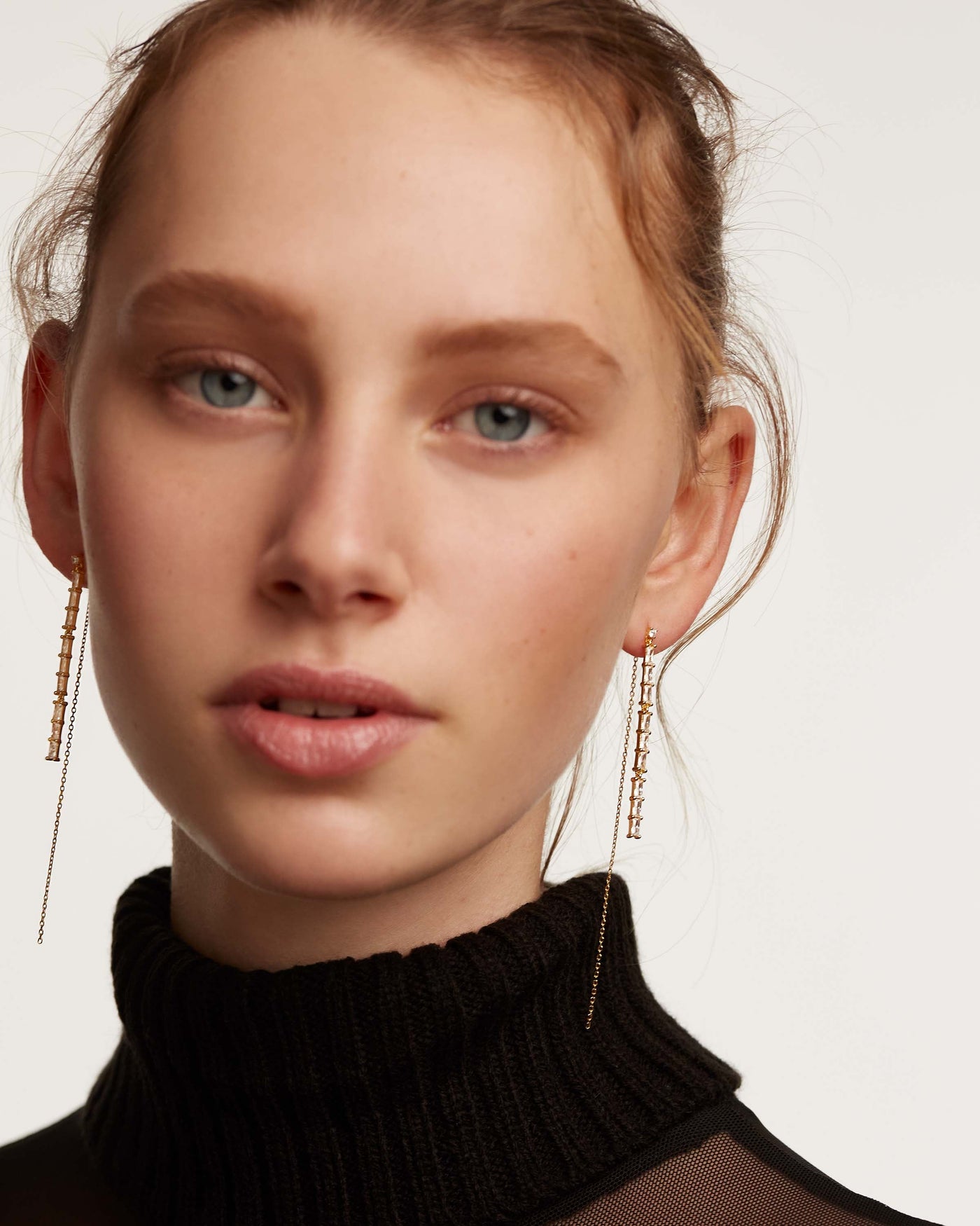 Crystal and zirconia  earrings